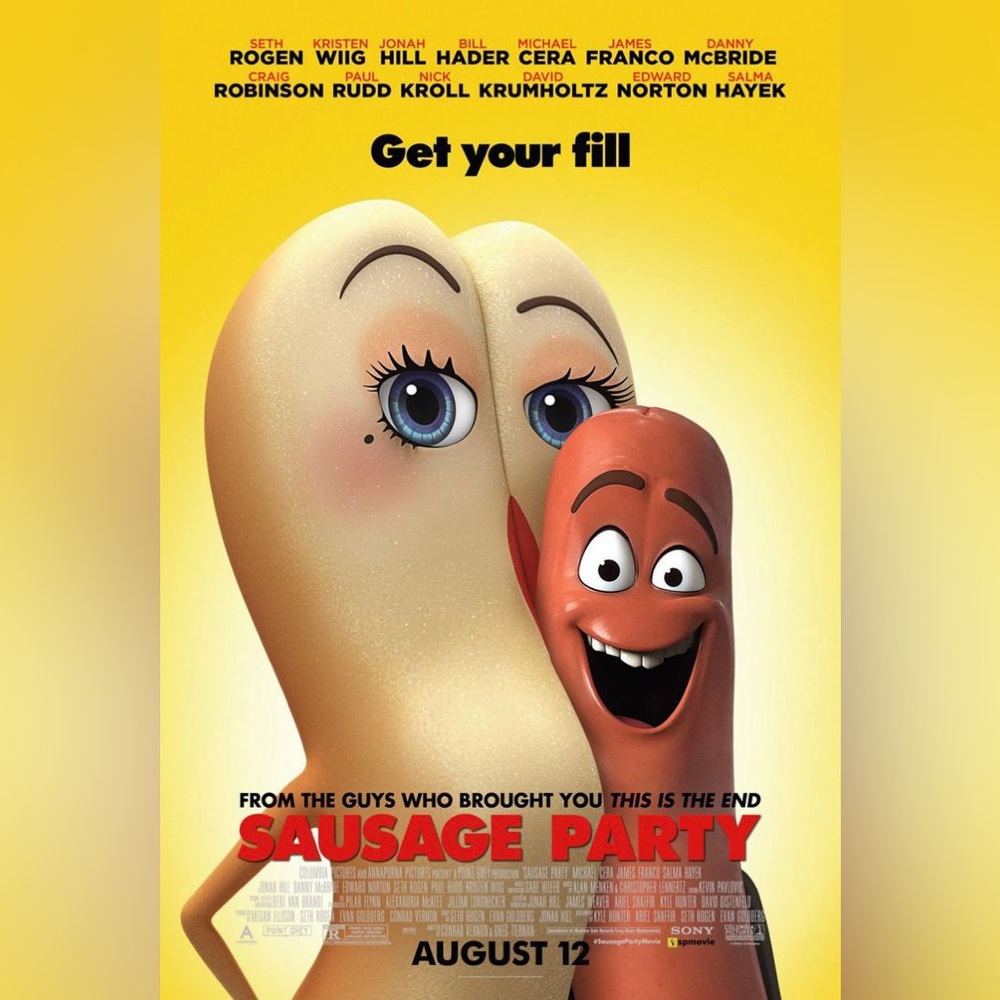 Sausage Party (2016) Original D/S Movie Poster 27x40